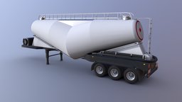 Gas Trailer #2 LowPoly