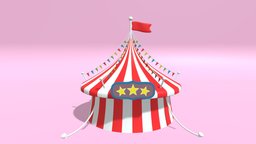 Cartoon Circus Tent 2