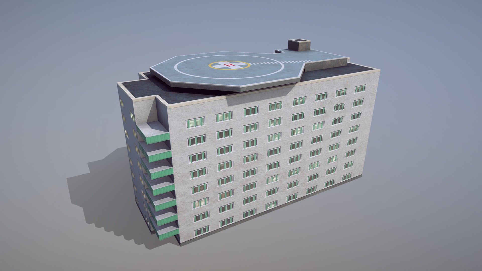 Arlanda Uppsala Hospital 3d model