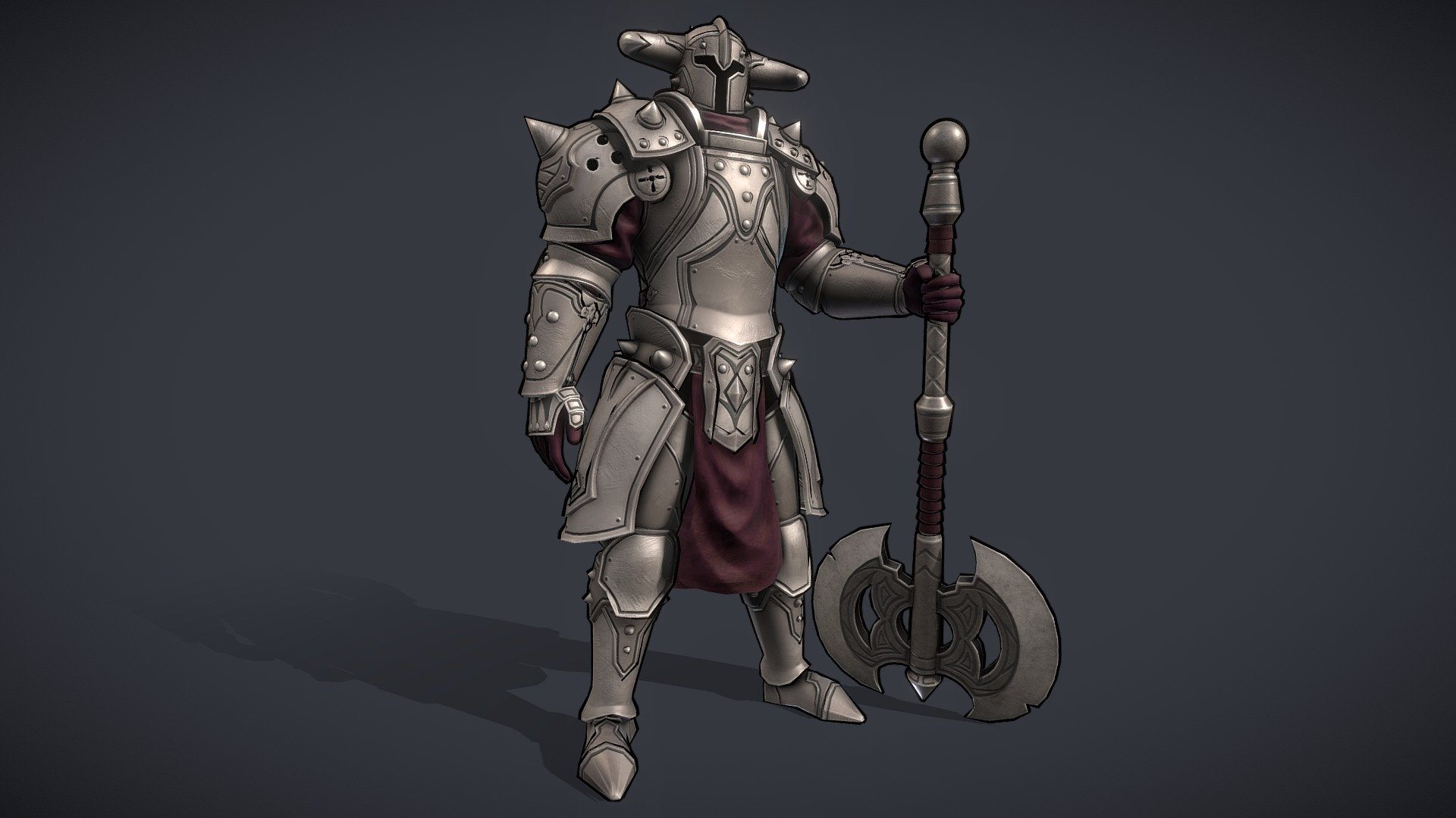 Bulky Knight 3d model