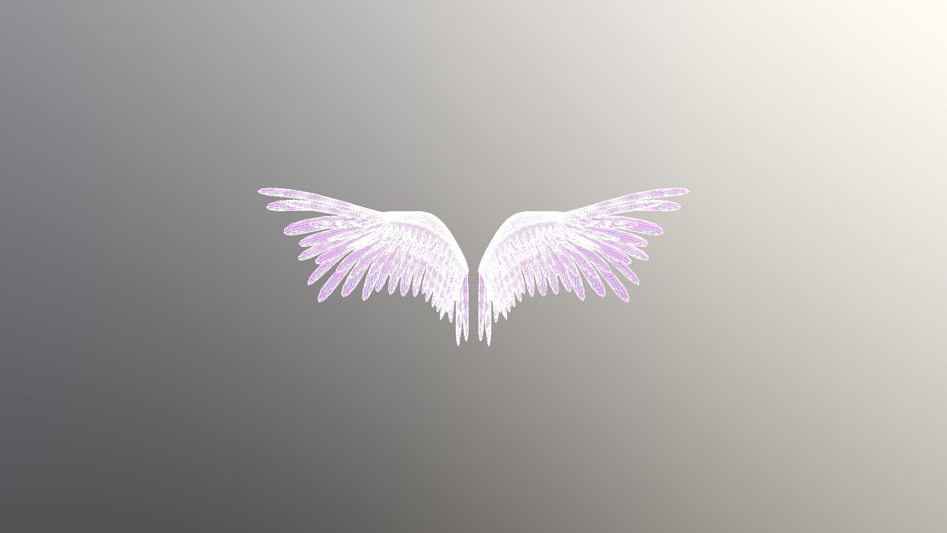 Fae Angel Wings 3d model