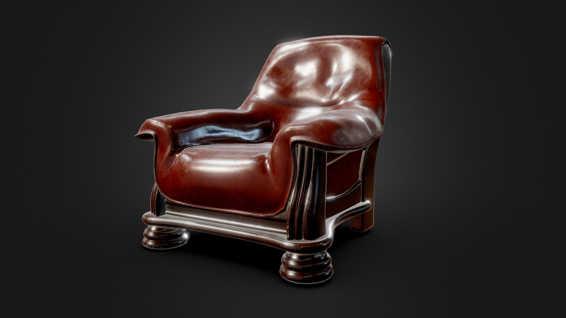 Model-armchair 3d model