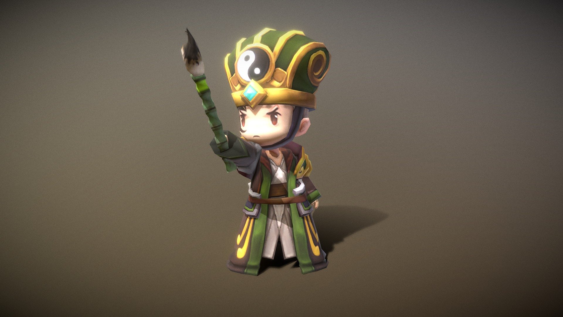 Three kingdoms 3d model