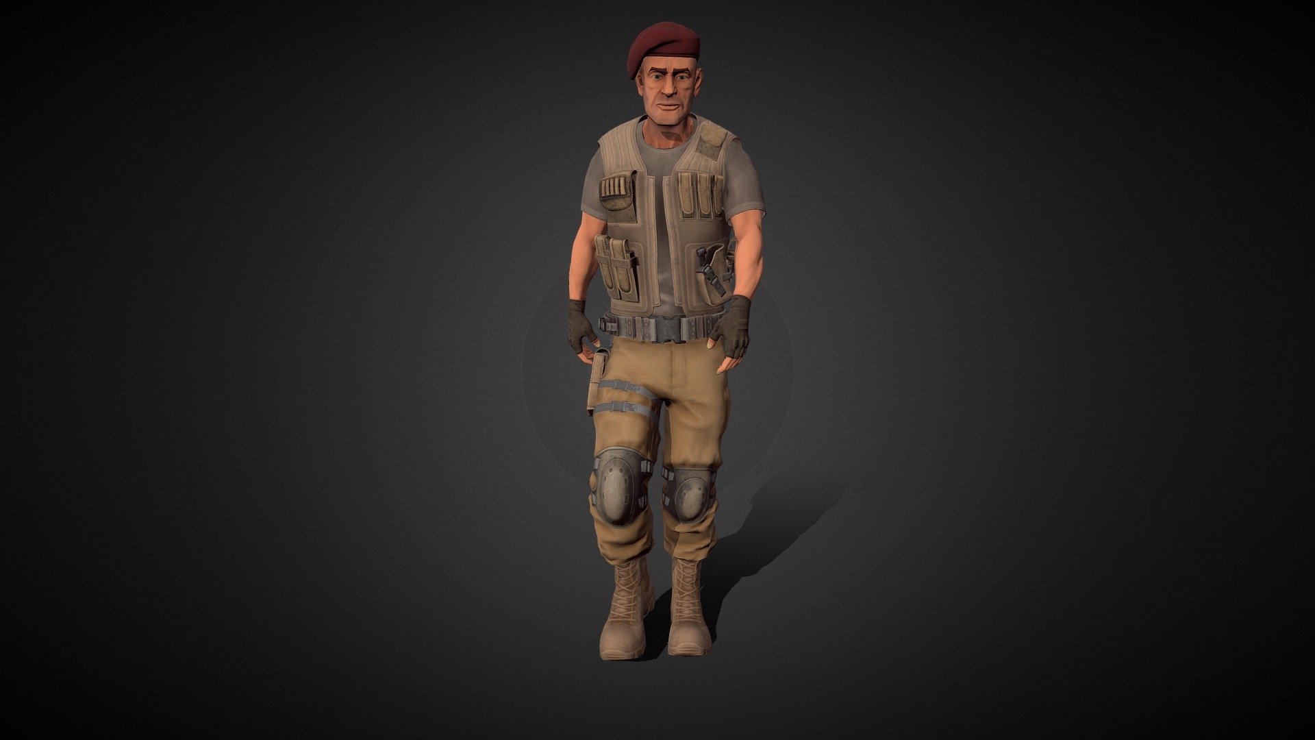 Commando 3d model