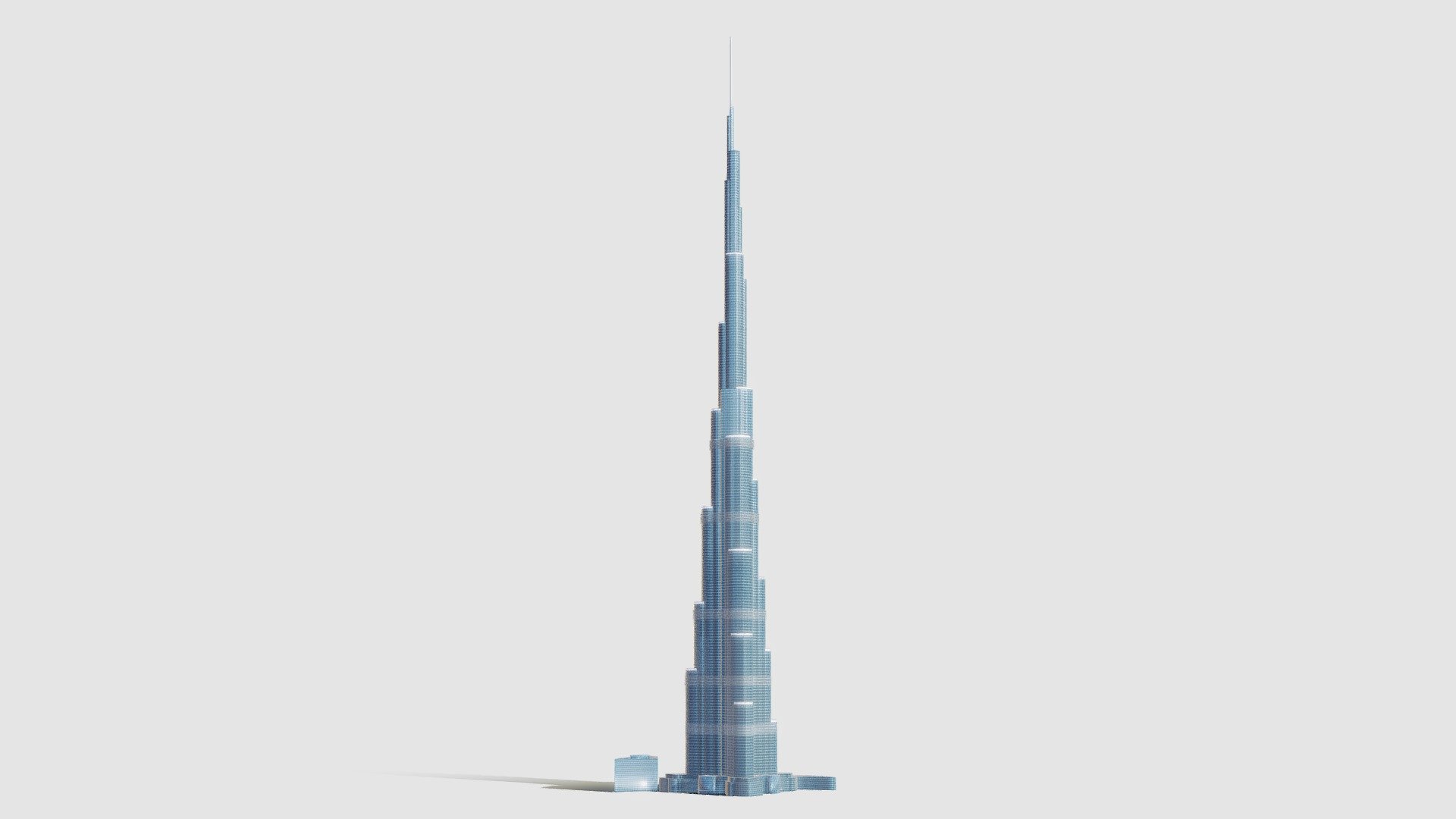 Burj Khalifa 3d model