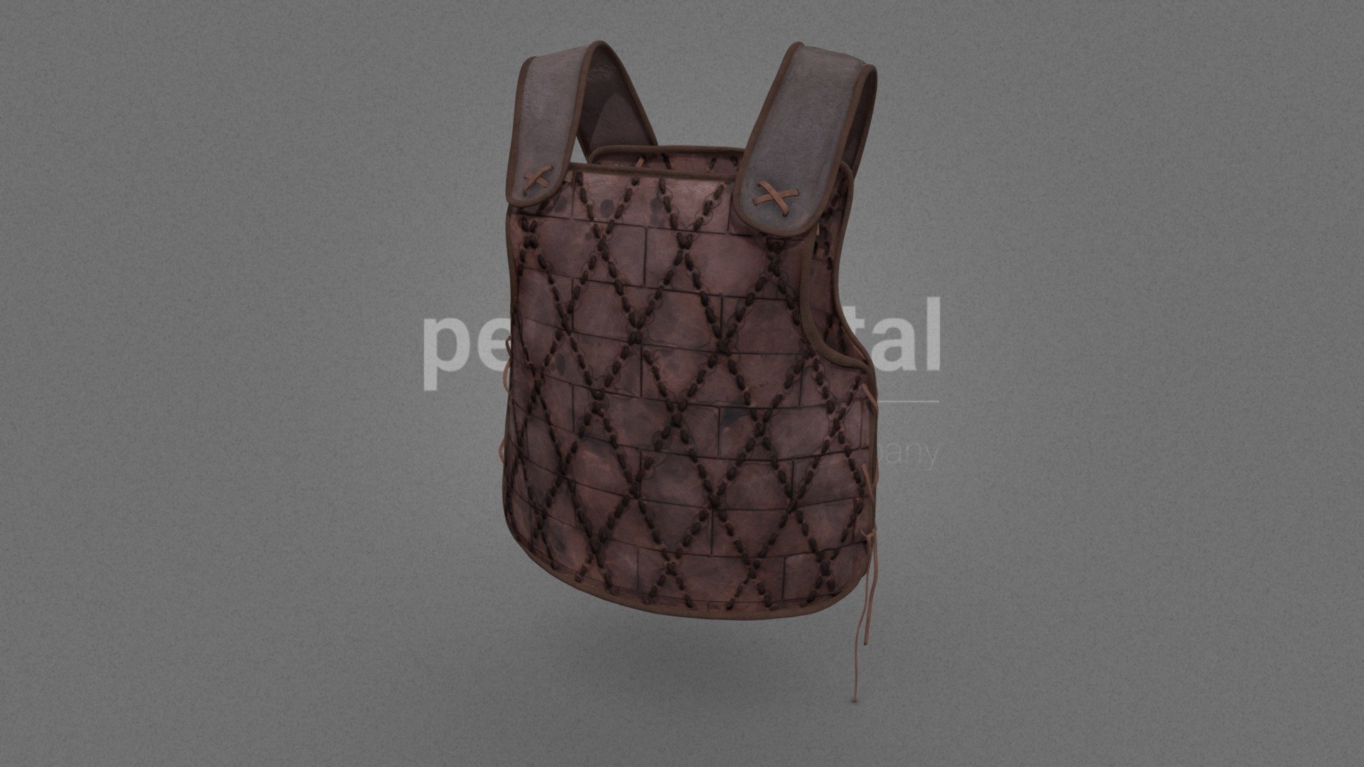 Leather Cuirass 04 3d model