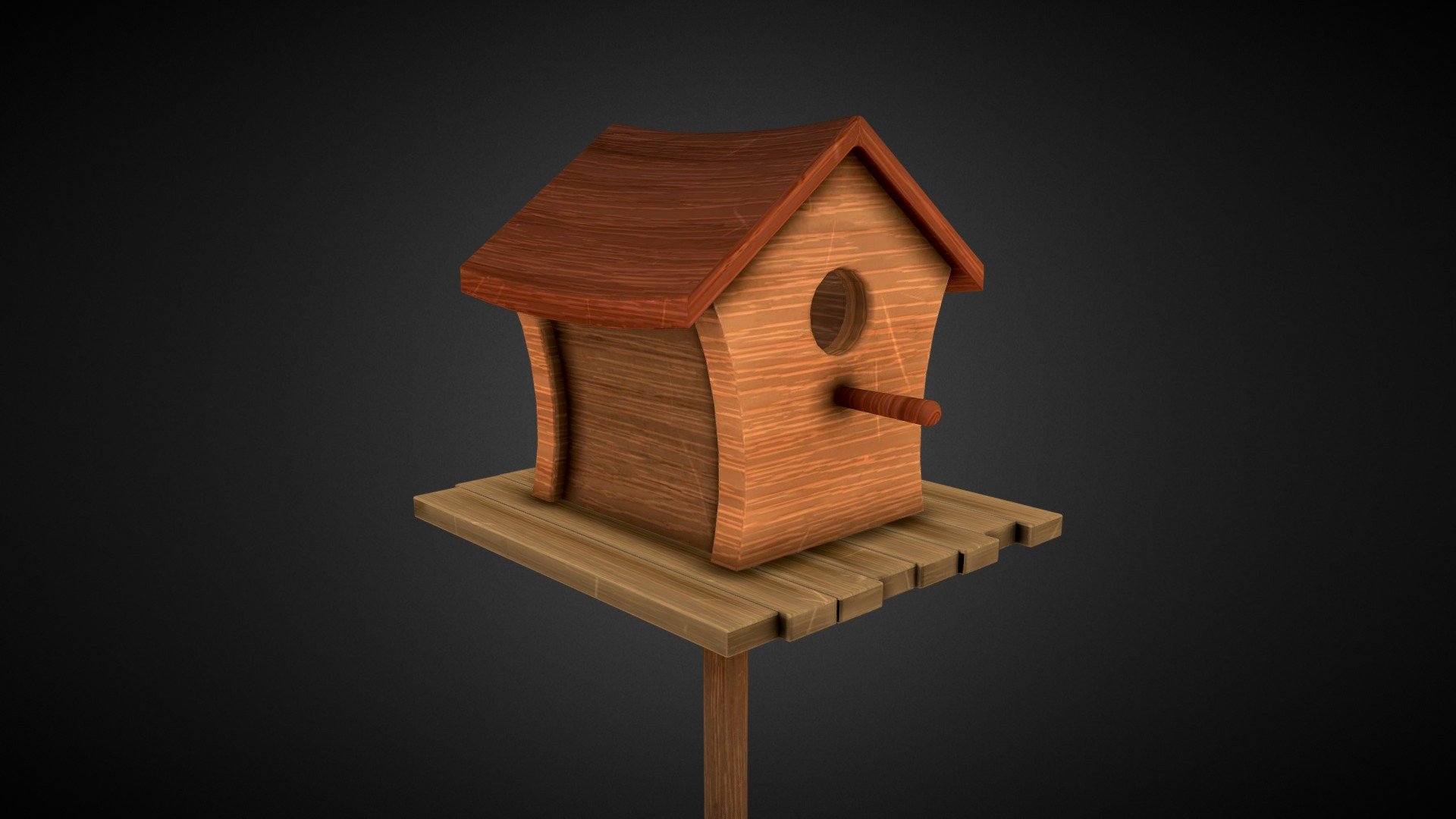 Birdhouse 3d model