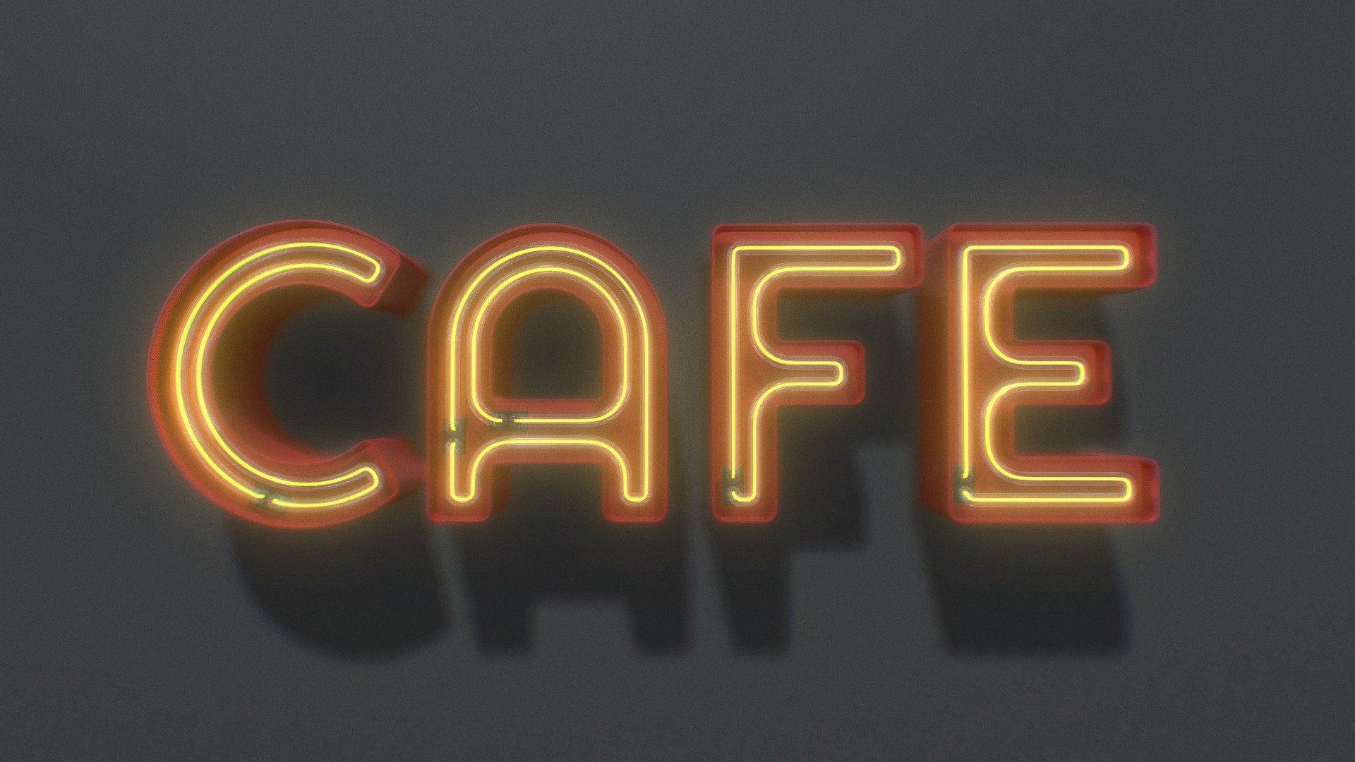 Cafe 3d model