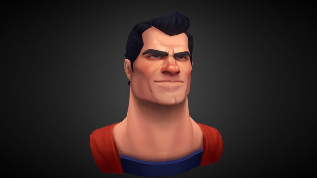 Superman 3d model