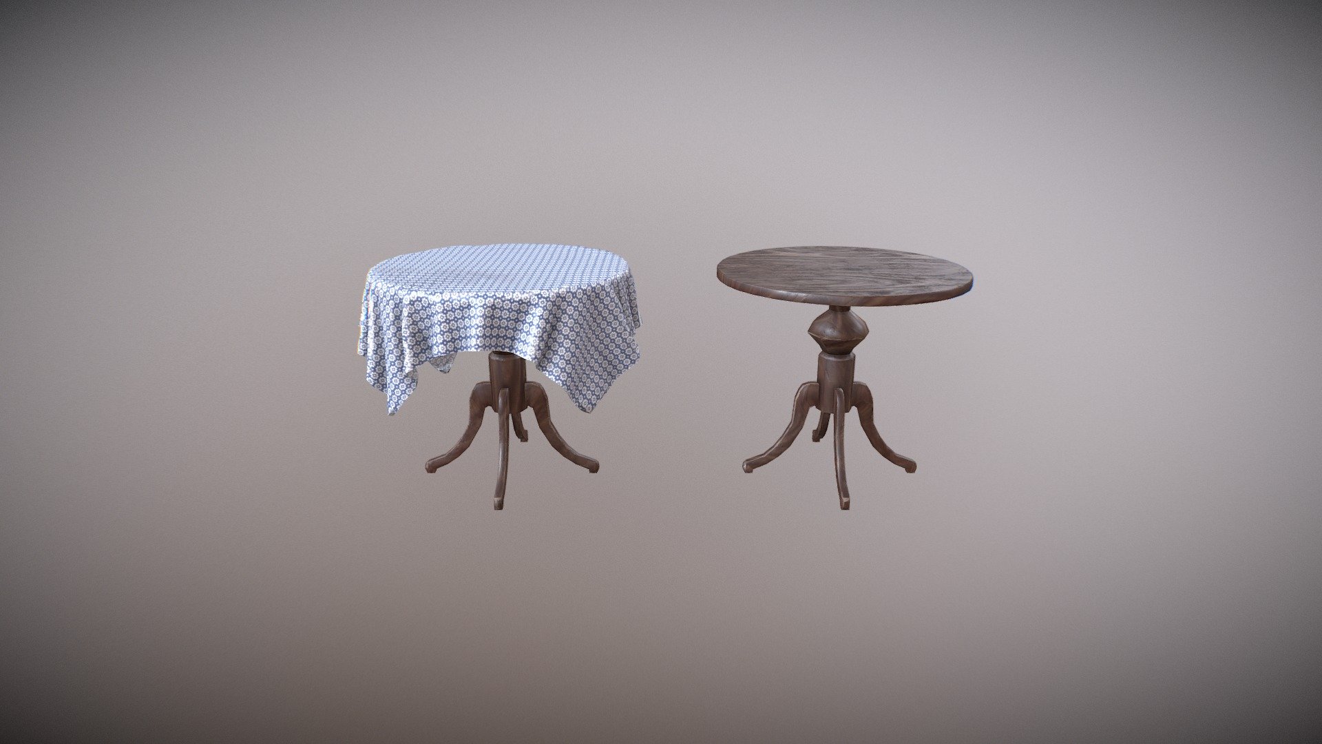 round table 3d model