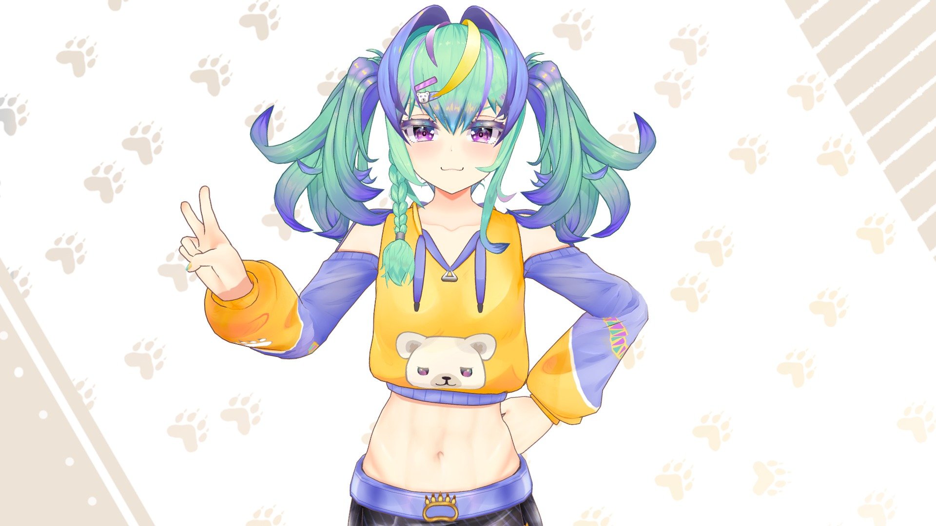 🐾 Vtuber ฅʕ´•ᴥ•`ʔฅ 3d model