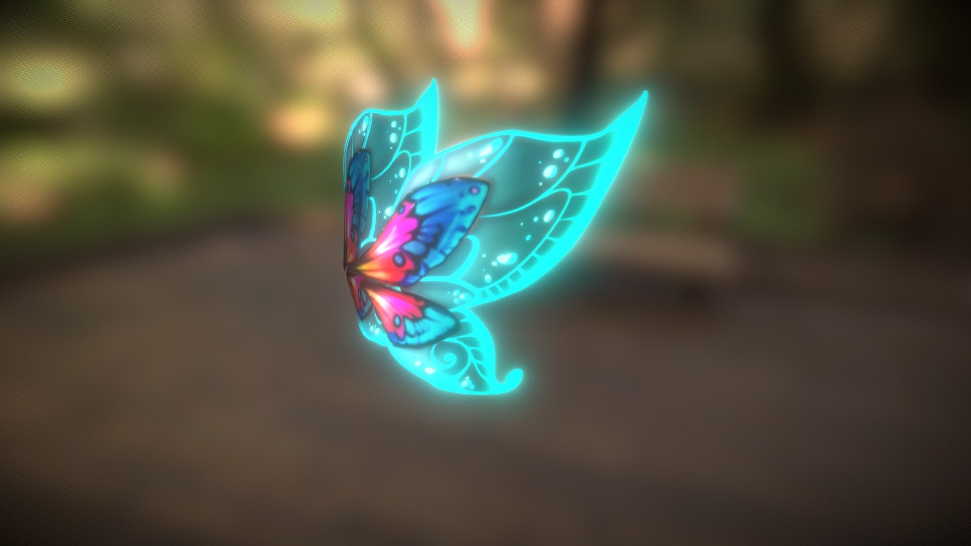 Butterfly Wings 3d model