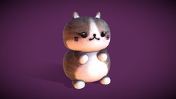 Cute Chubby Cat