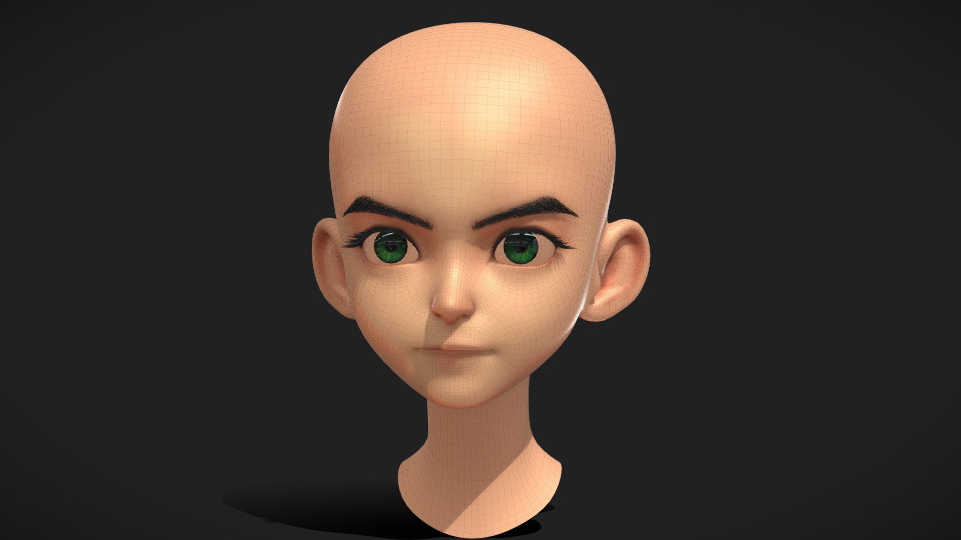 Face Base 3d model