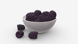 Blackberry in bowl