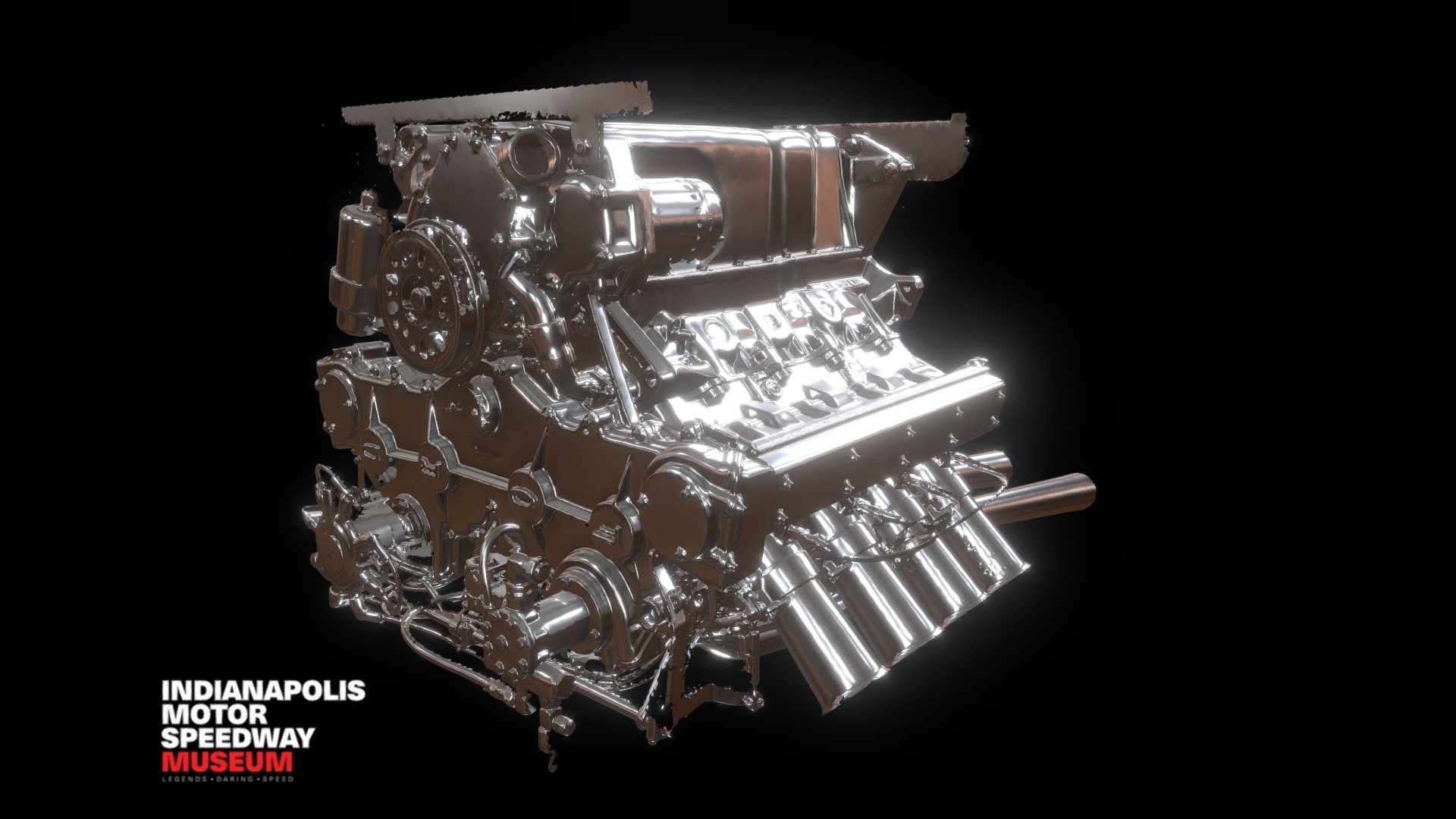 Ford 4 Cam Engine 3d model