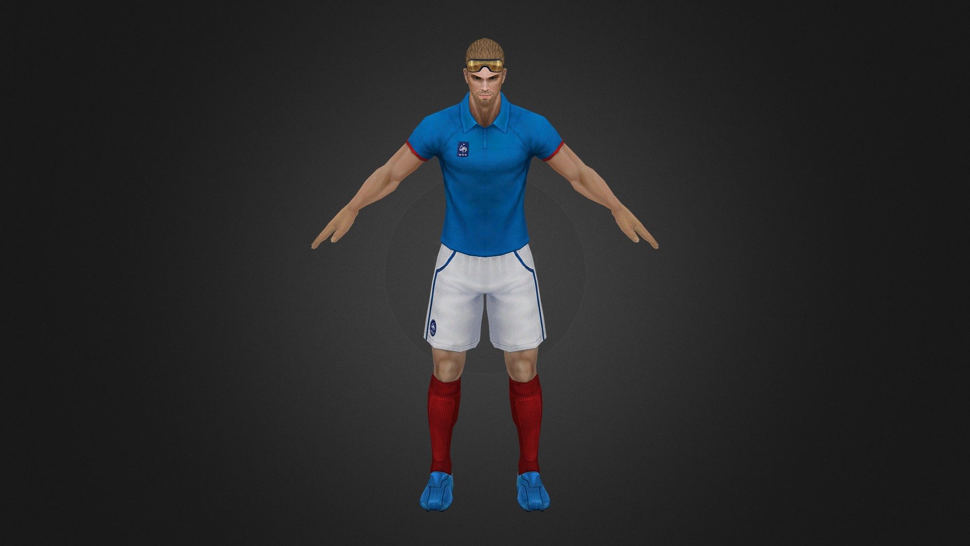 Christopher Soccer 3d model