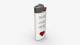 BIC classic lighter mini mockup