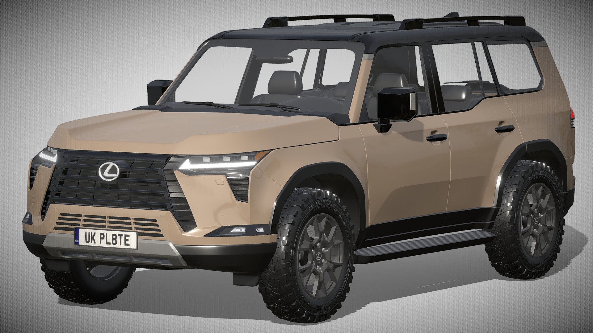 Lexus GX Overtrail 2024 3d model