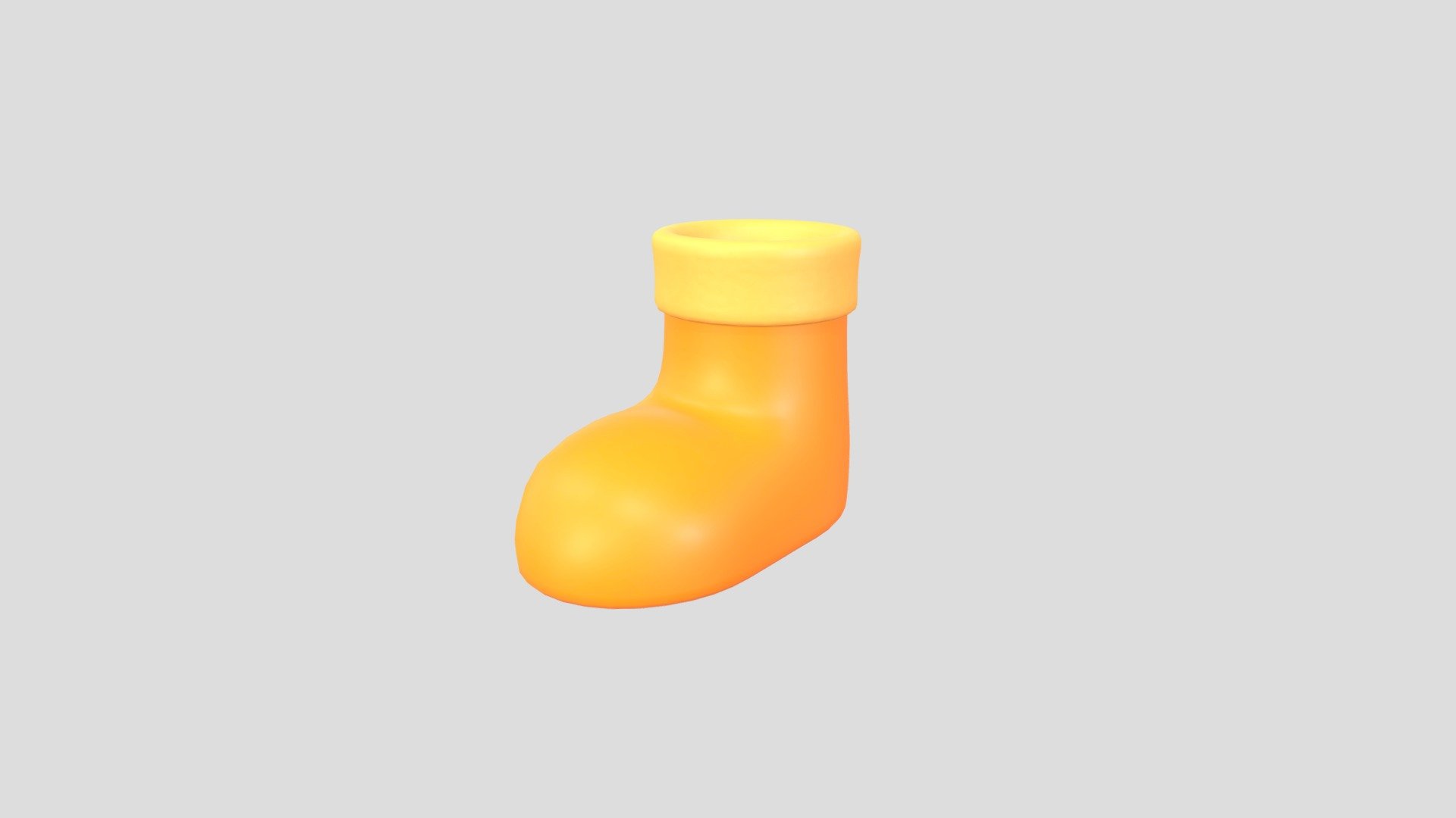 Prop243 Cartoon Boot 3d model