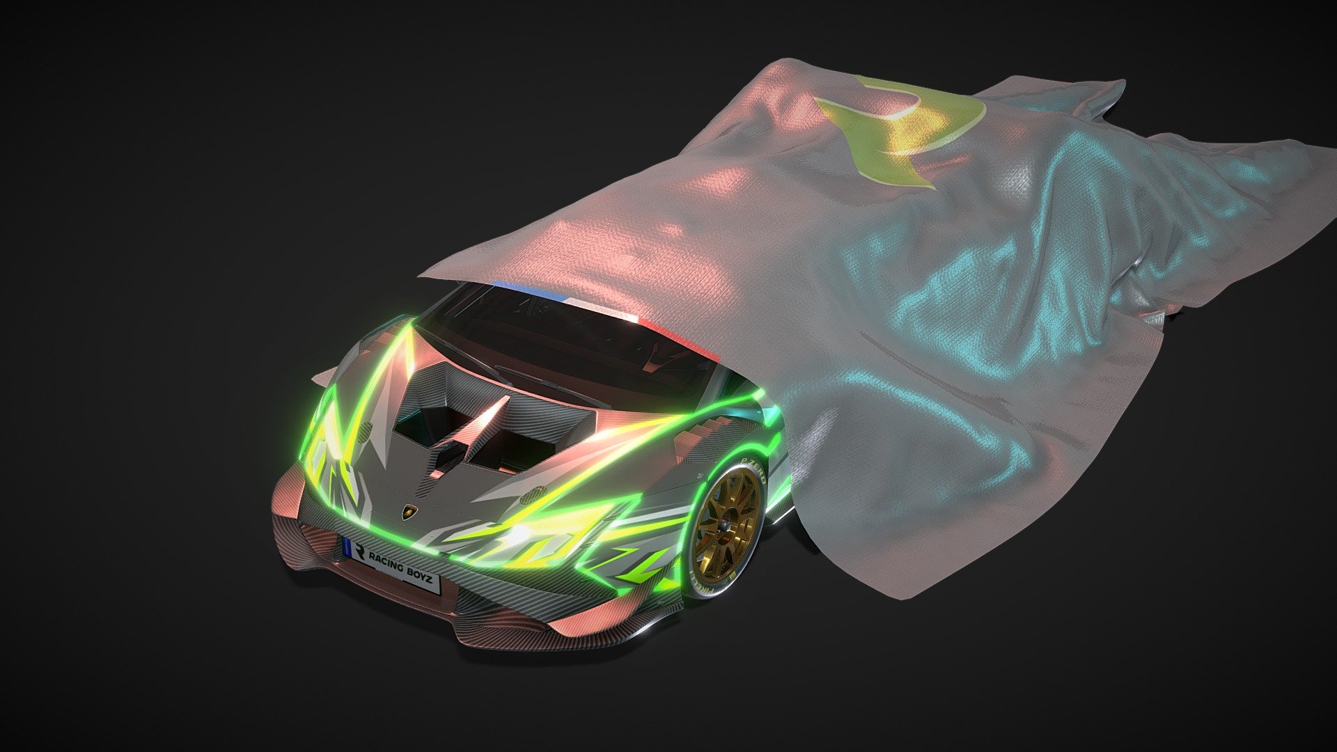 Lambo_Reveal 3d model