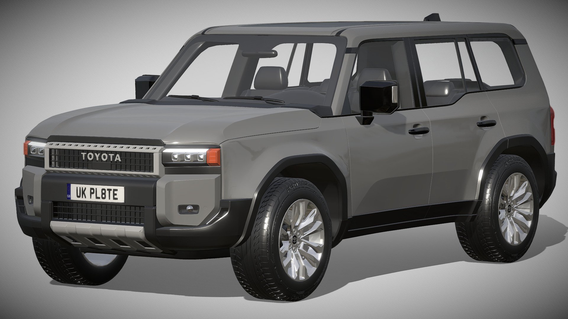 Toyota Land Cruiser 250 Prado 2024 3d model