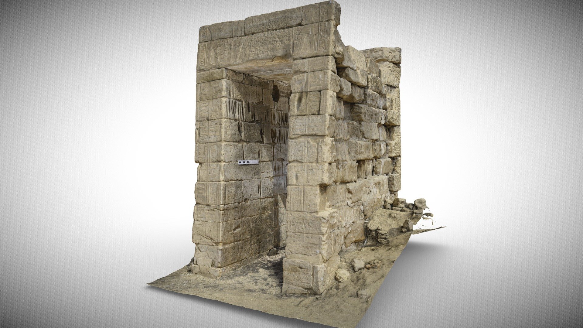 Taharqa Gate (Before) 3d model