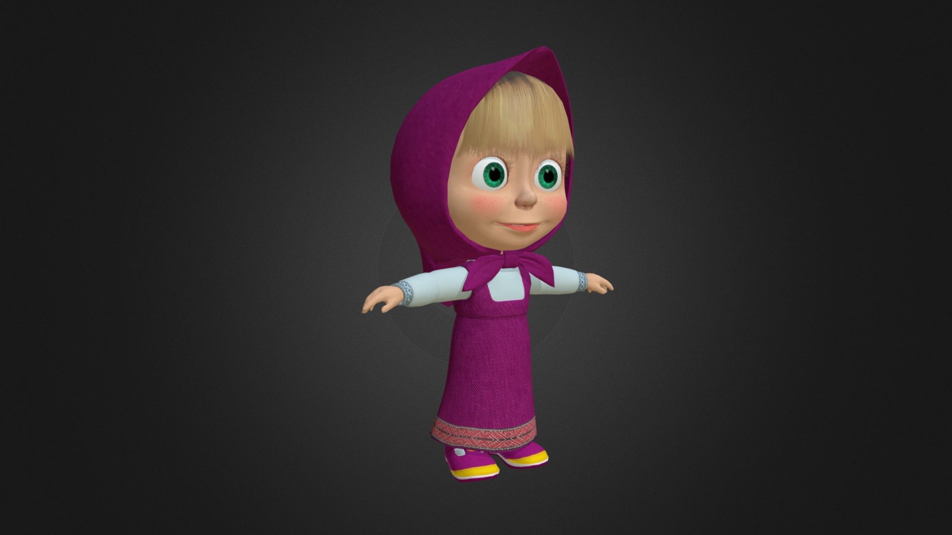 Masha 3d model