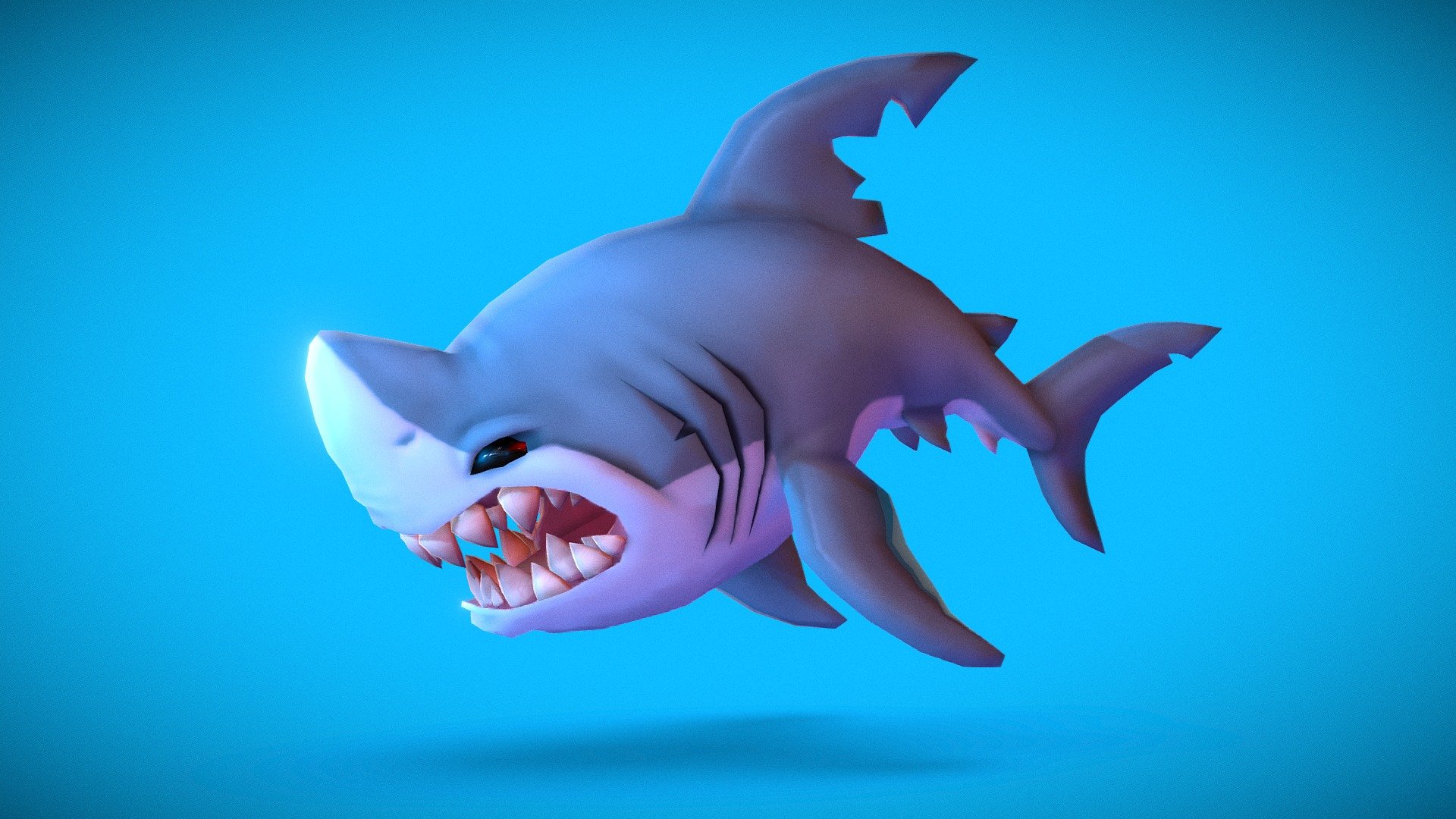 Great White Shark 3d model