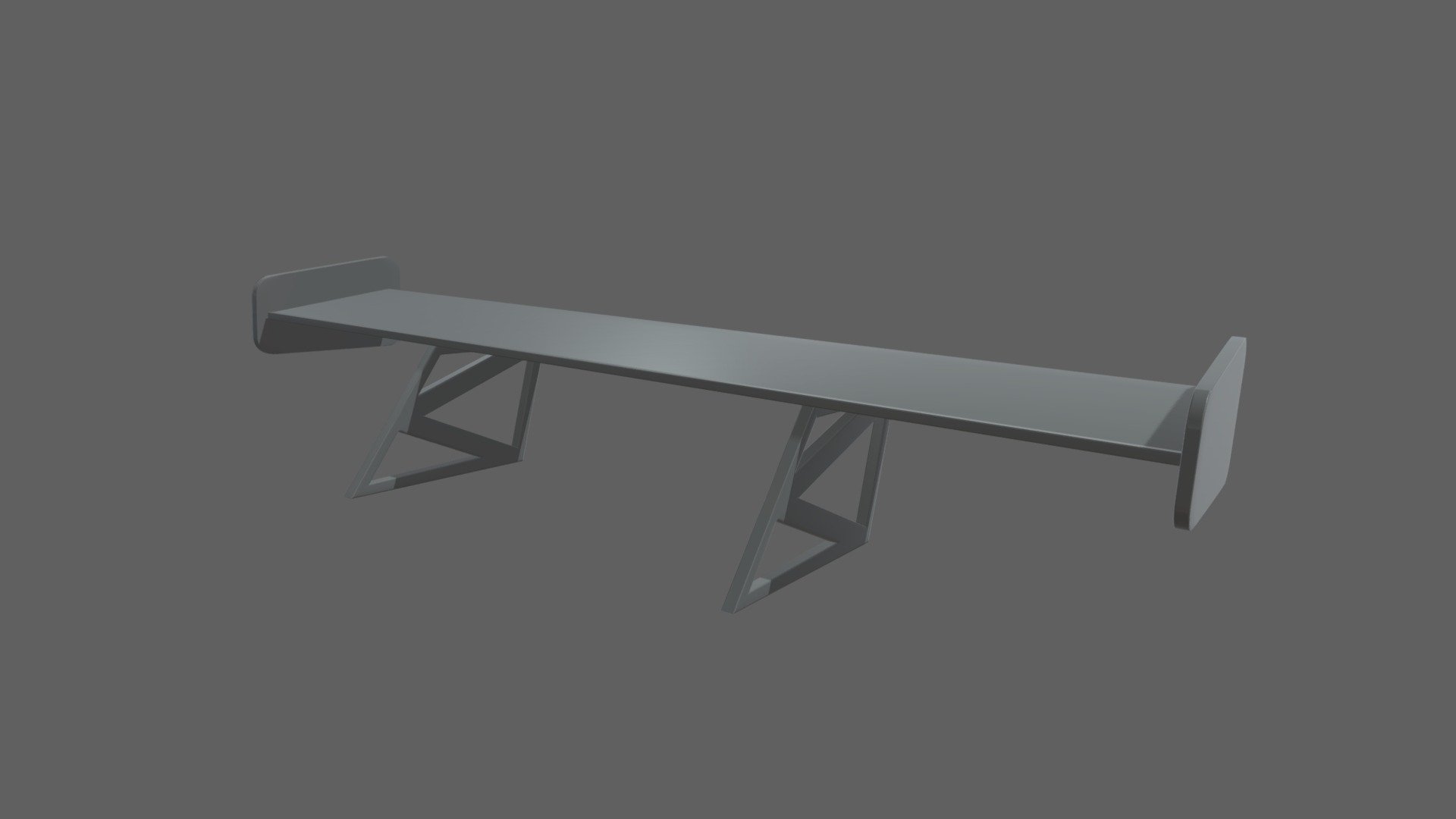 Car Spoiler 06 3d model