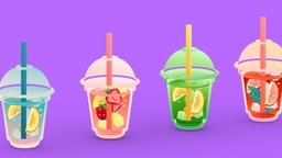 Stylized Unlit Soft Drinks 2