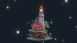 Lighthouse (Blender training project)