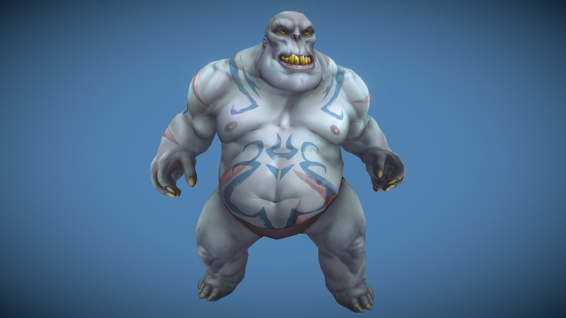 Stylized Fantasy Abomination 3d model