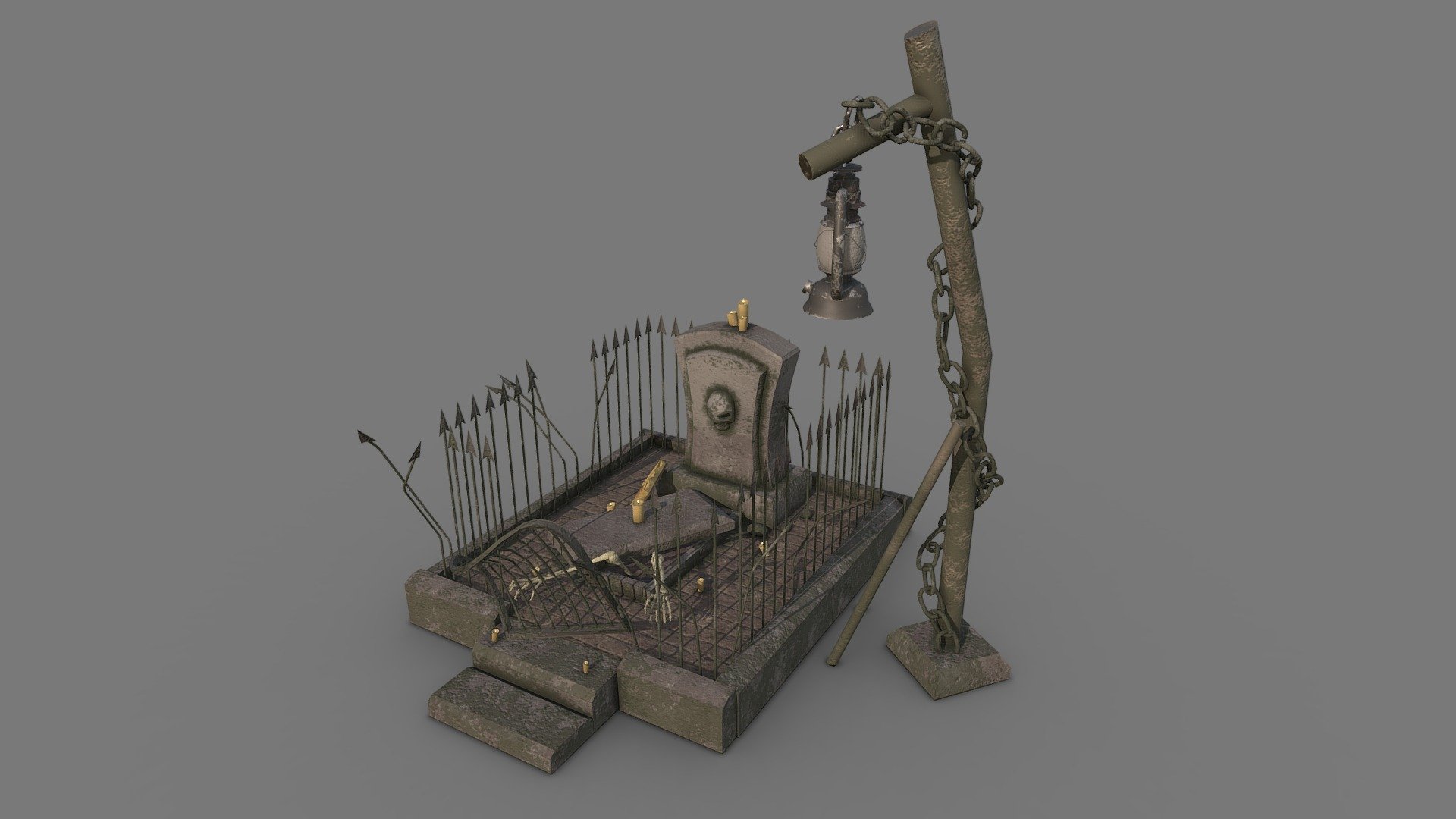 Grave 3d model