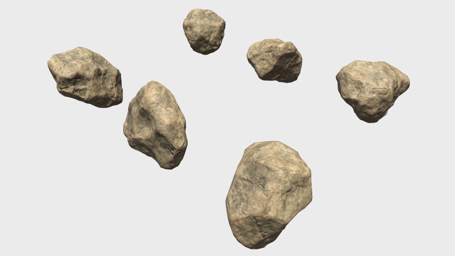 Stones Pack 3d model