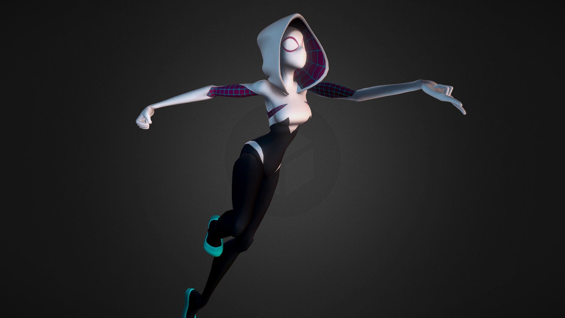 Spider-Gwen 3d model