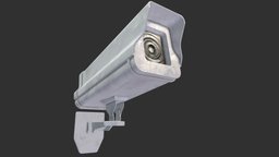 Vintage Security Camera (low-poly) prop