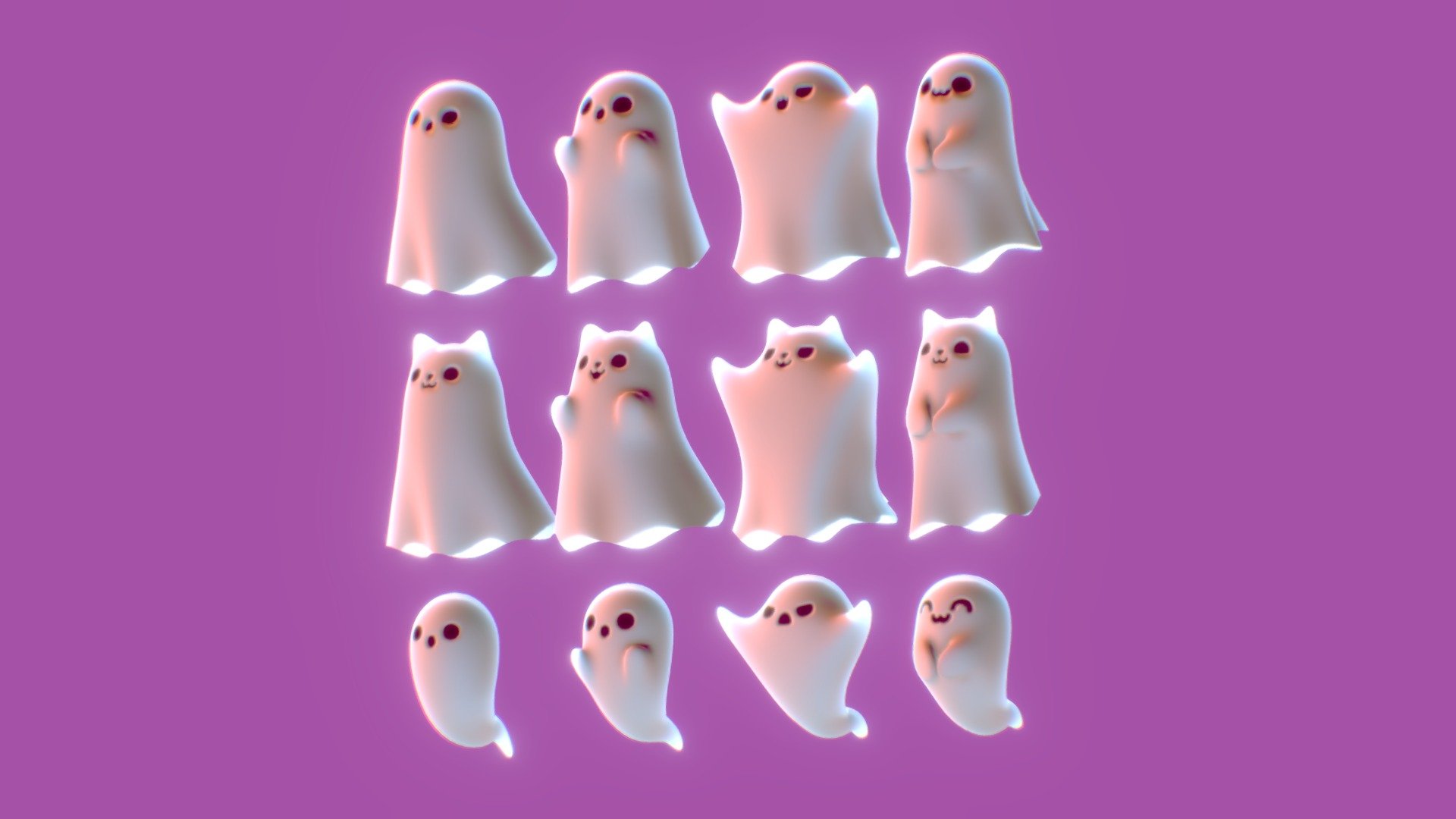 GHOST PACK 3d model