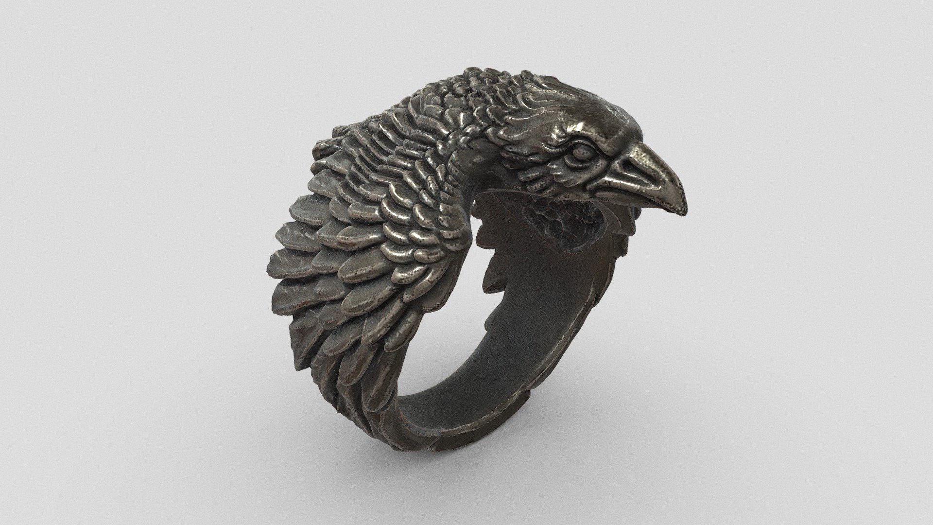 Ravens Eye Ring 3d model