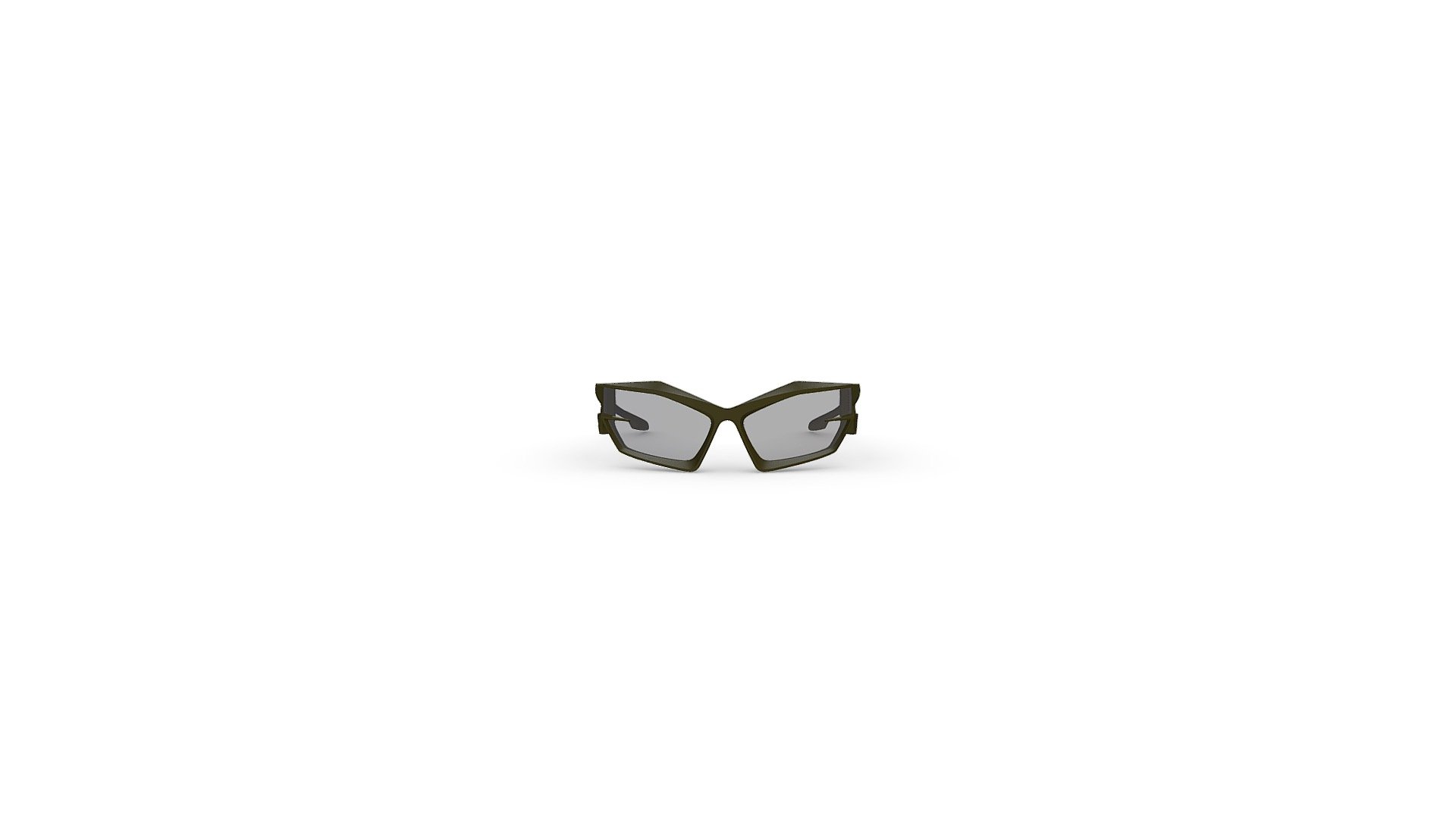 G Sunglasses in khaki 3d model