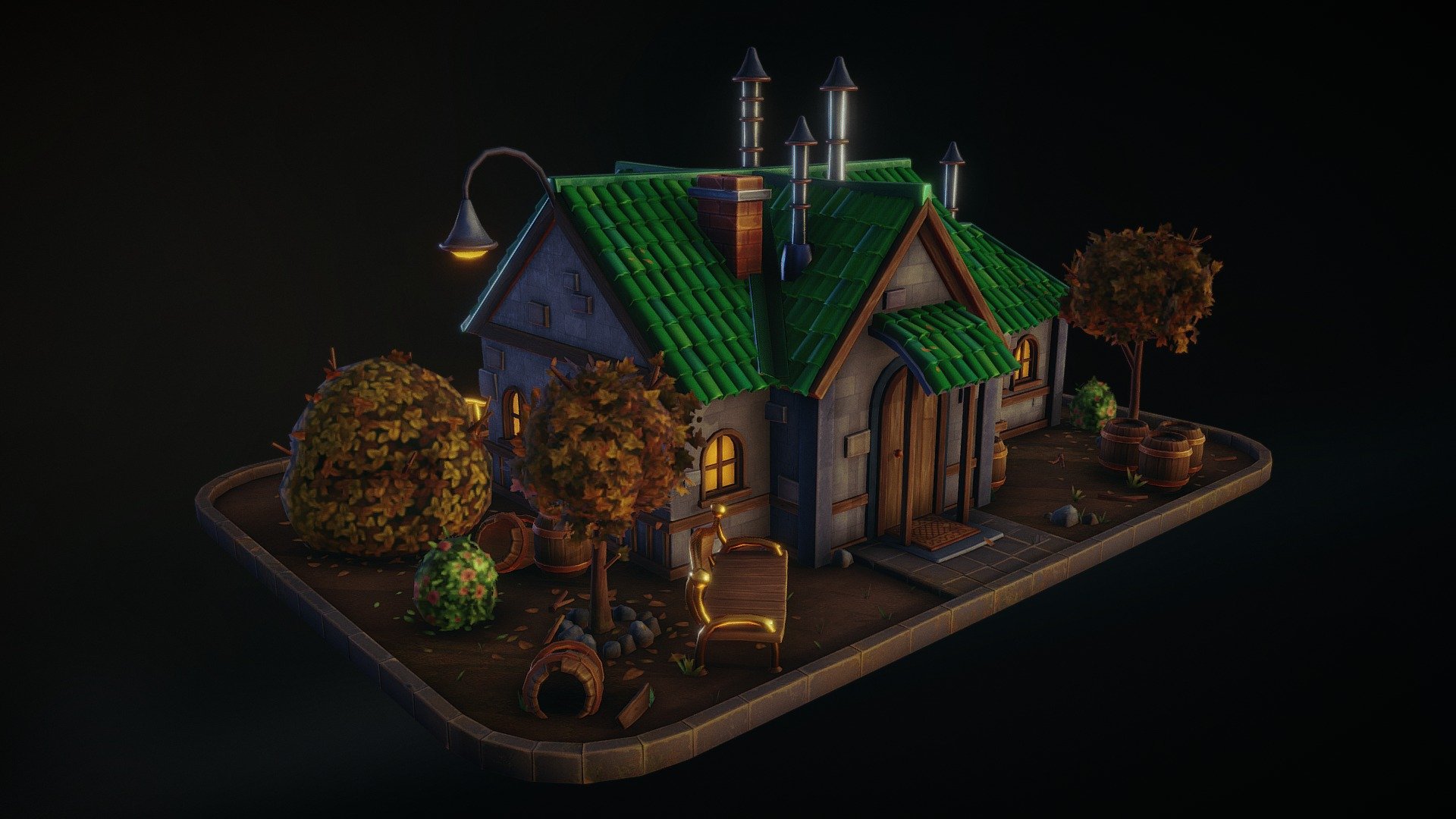 Fishermans House 3d model