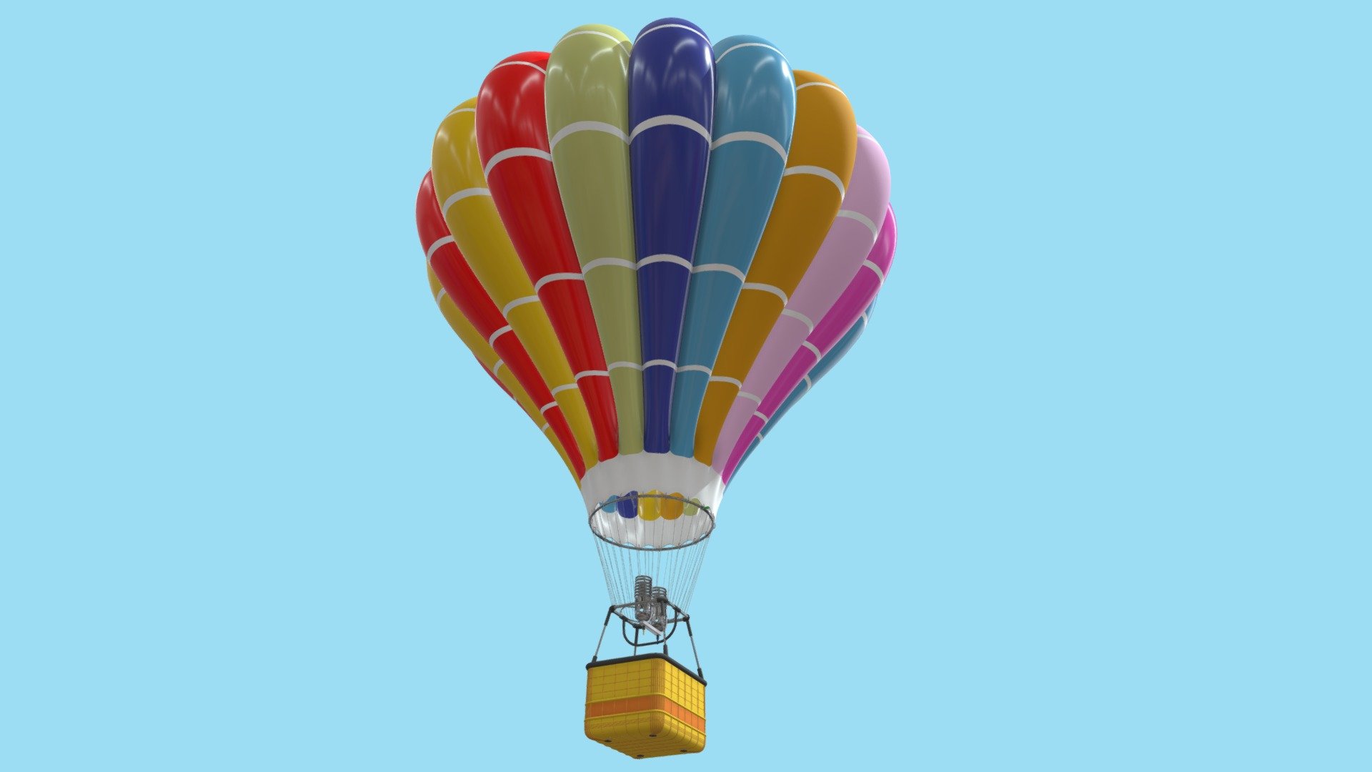 Air Balloon 3d model