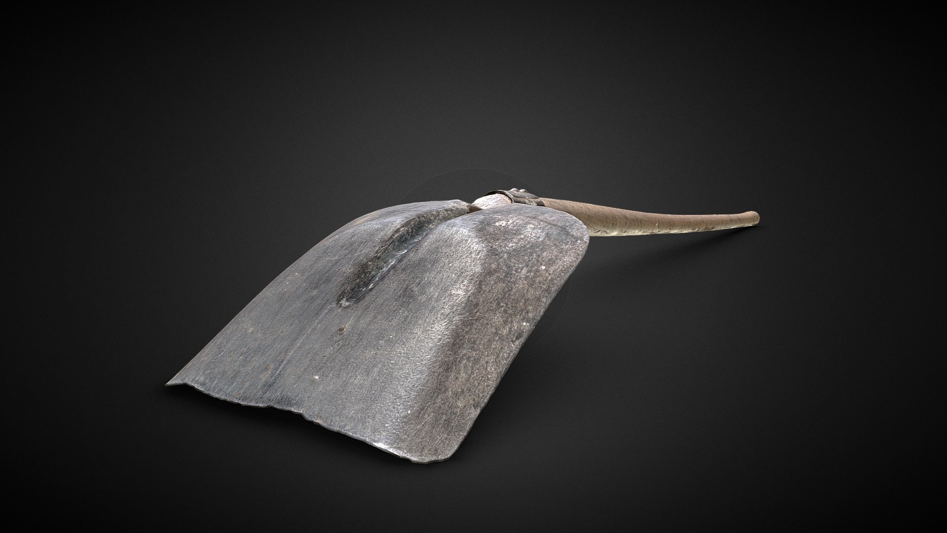 Dirty Shovel Old 3D Scan 3d model