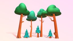 Cute Stylized Tree Pack