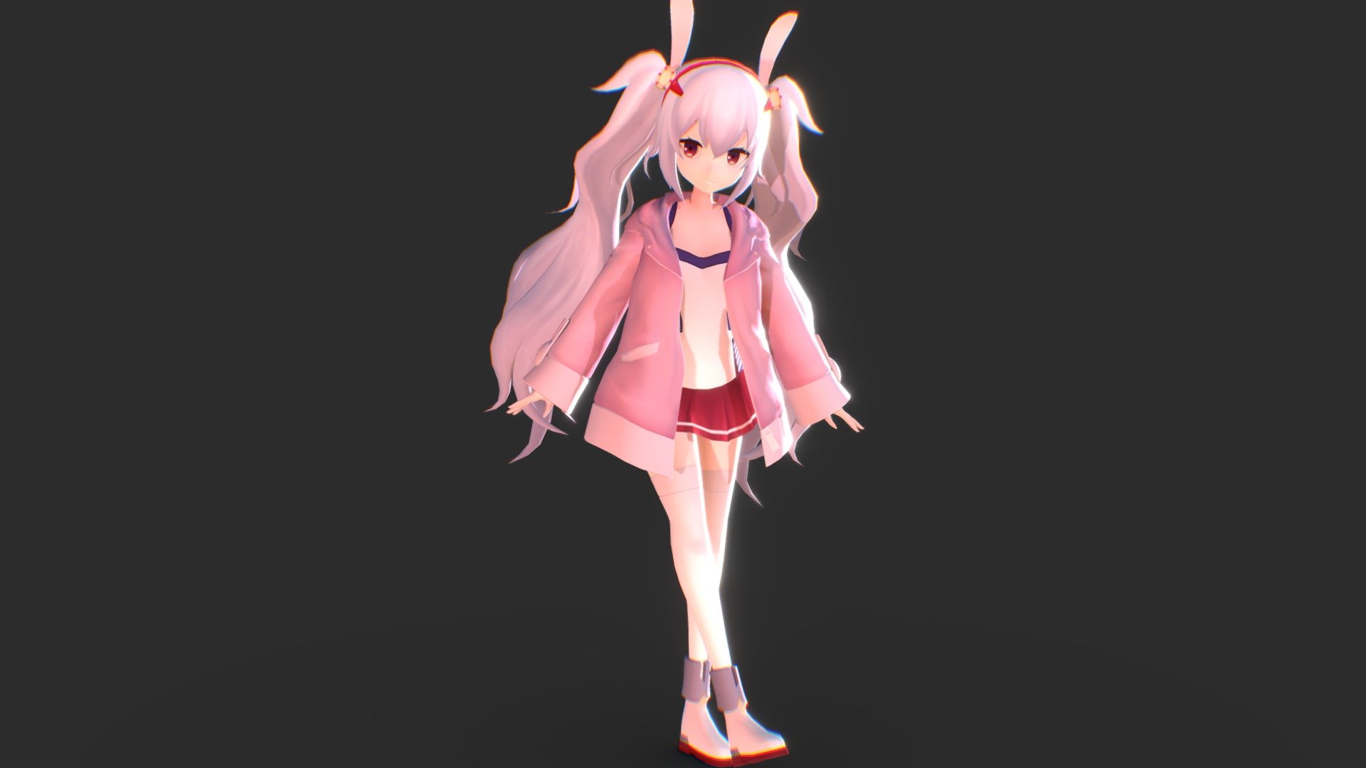 Azure Lane Laffey 3d model