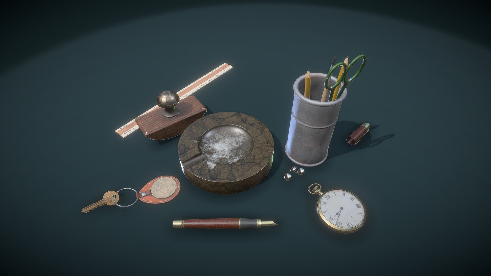 STATIONERY 30th 3d model