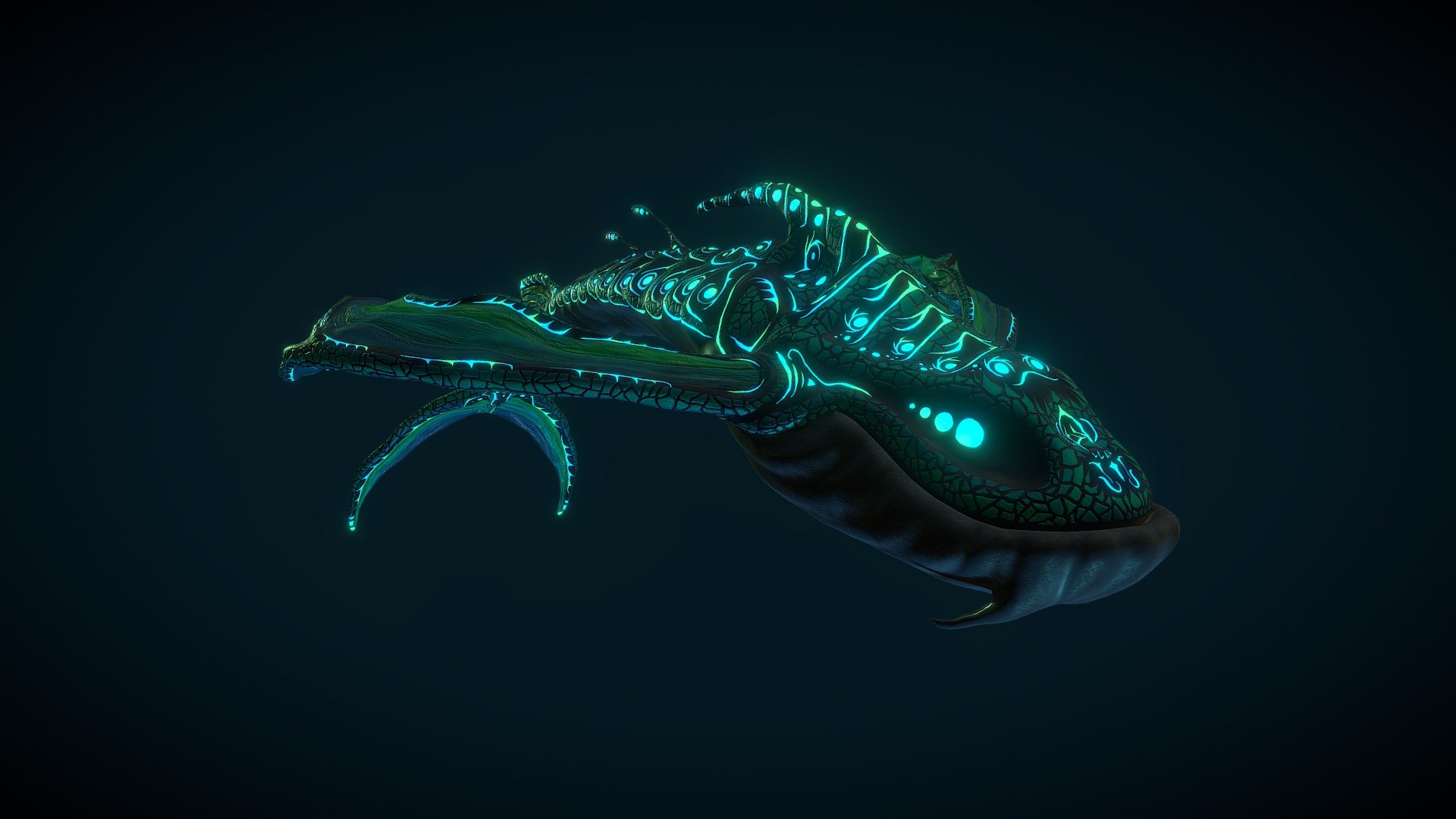 Mystic abyss Whale 3d model