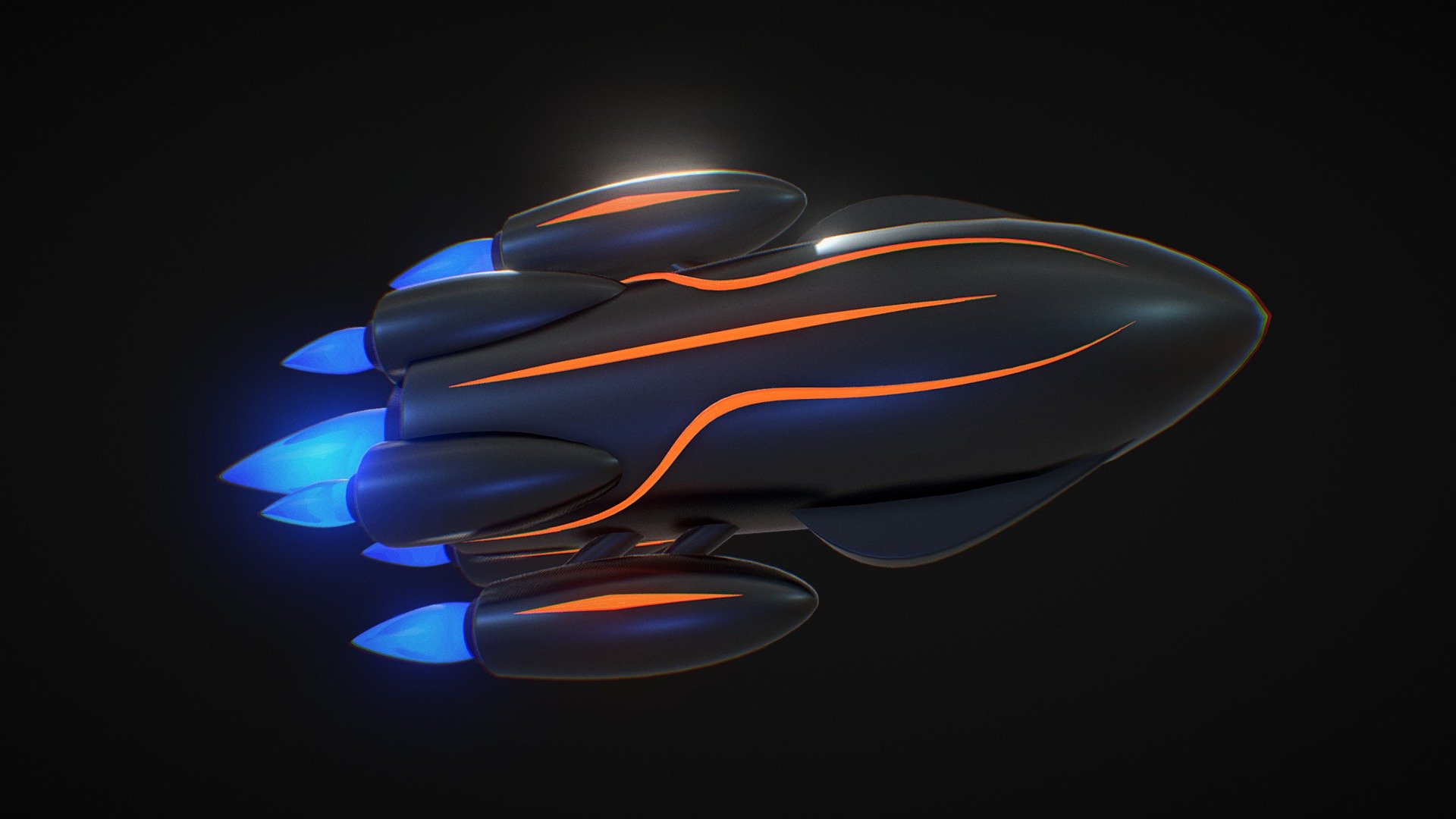 Rocket Spaceship 3d model