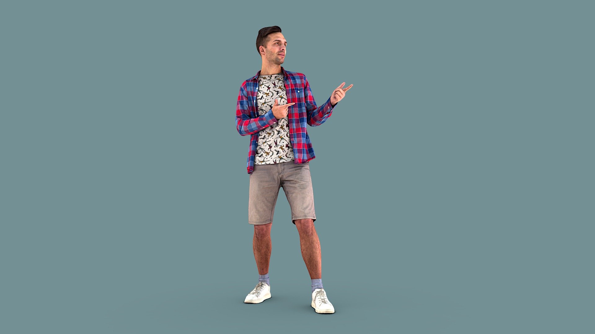 Party-goer 3d model