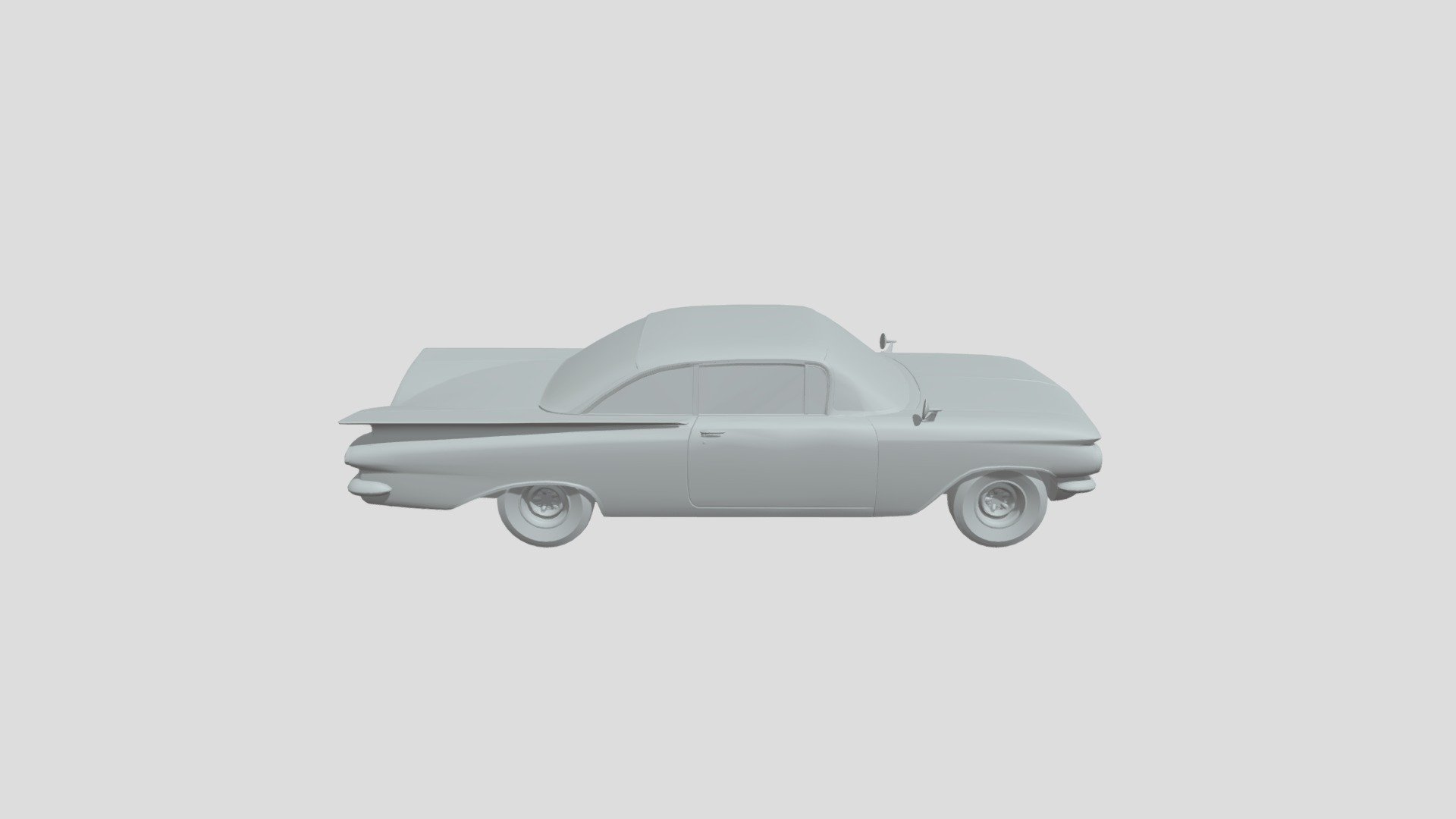 Chevrolet Biscayne Coupe 1959 for 3D-printing 3d model